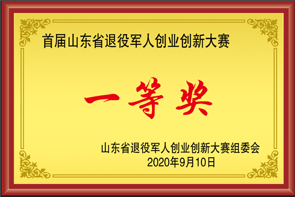 榮譽(yù)資質(zhì)--退役軍人一等獎(jiǎng)
